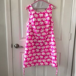 Lilly Pulitzer Pink Elephant Shift Dress